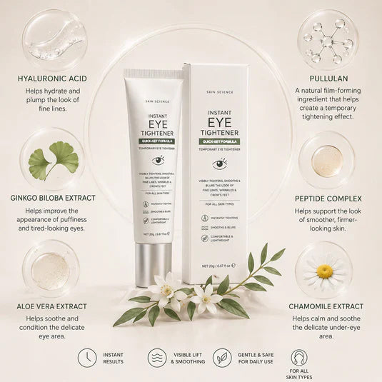 ⏰Last Day-Buy 1 Get 1 Free🔥 𝐈𝐧𝐬𝐭𝐚𝐧𝐭 𝐄𝐲𝐞 𝐓𝐢𝐠𝐡𝐭𝐞𝐧𝐞𝐫 | Smooth & Firm Under Eyes