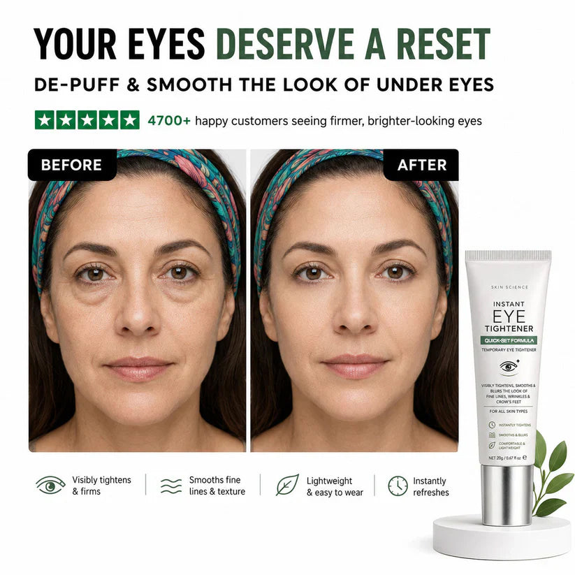 ⏰Last Day-Buy 1 Get 1 Free🔥 𝐈𝐧𝐬𝐭𝐚𝐧𝐭 𝐄𝐲𝐞 𝐓𝐢𝐠𝐡𝐭𝐞𝐧𝐞𝐫 | Smooth & Firm Under Eyes