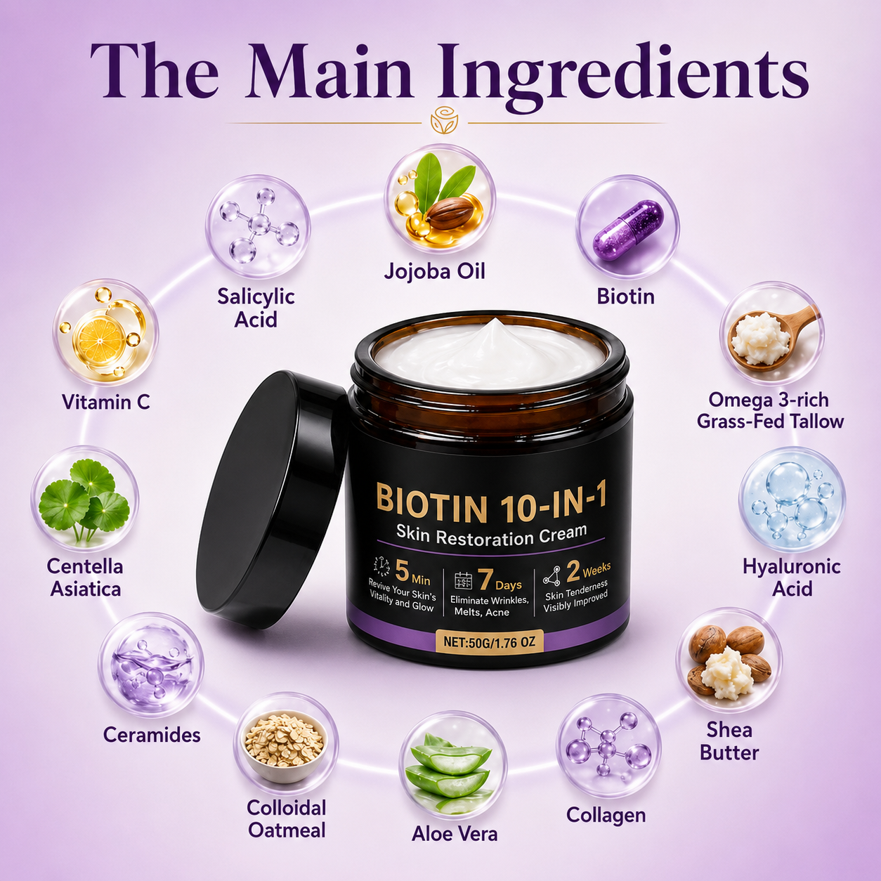 Biotin 10-in-1 Skin Restoration Cream